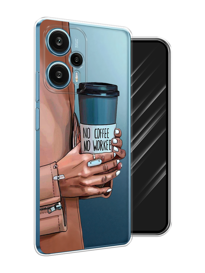 

Чехол Awog на Xiaomi Redmi Note 12 Turbo "No coffee", Синий;бежевый;коричневый, 318450-7