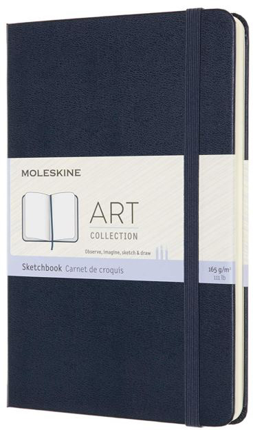 

Блокнот для рисования Moleskine Art Sketchbook Medium (ARTQP054B20) нелинованный (Blue)