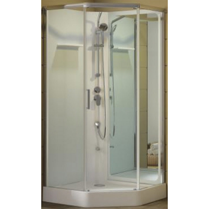 

AquaNet Центральная стойка для кабины Aquanet Passion P 2.0 №3/4 263881 с изливом Белая ма