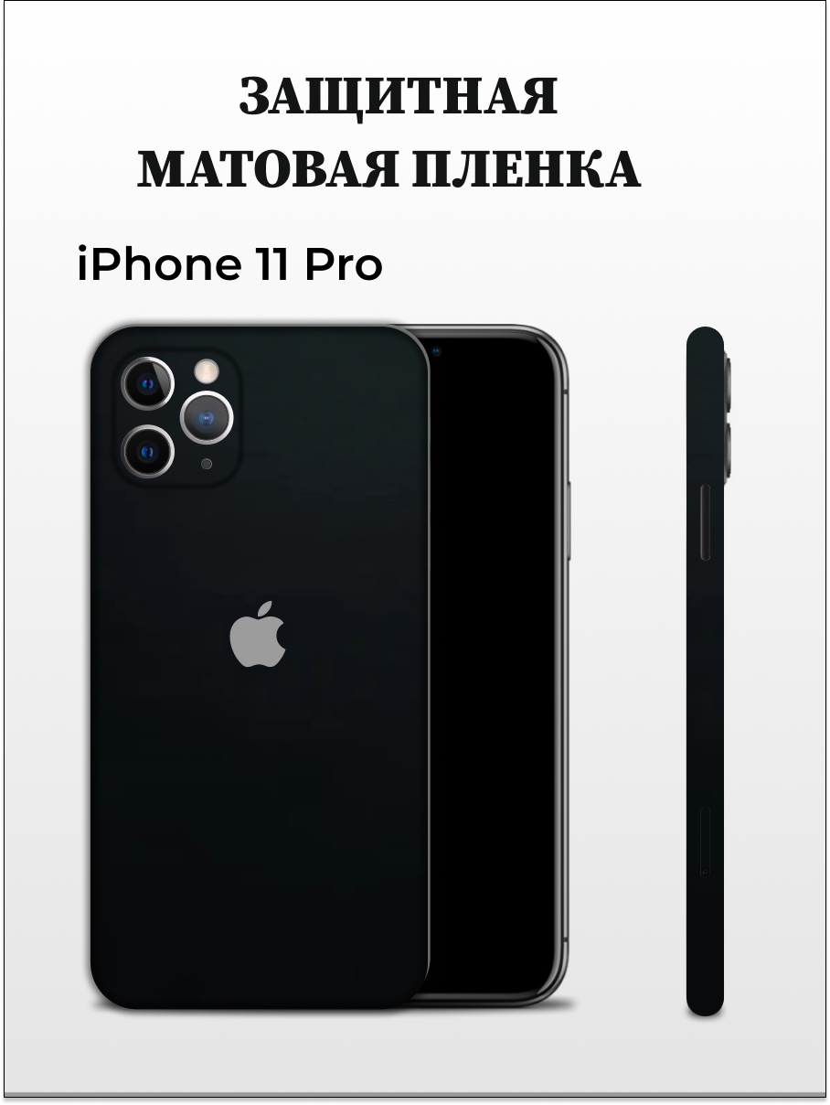 

Матовая защитная пленка на Apple iPhone 11 Pro EASYSKINZ (черный), iPhone 11 Pro
