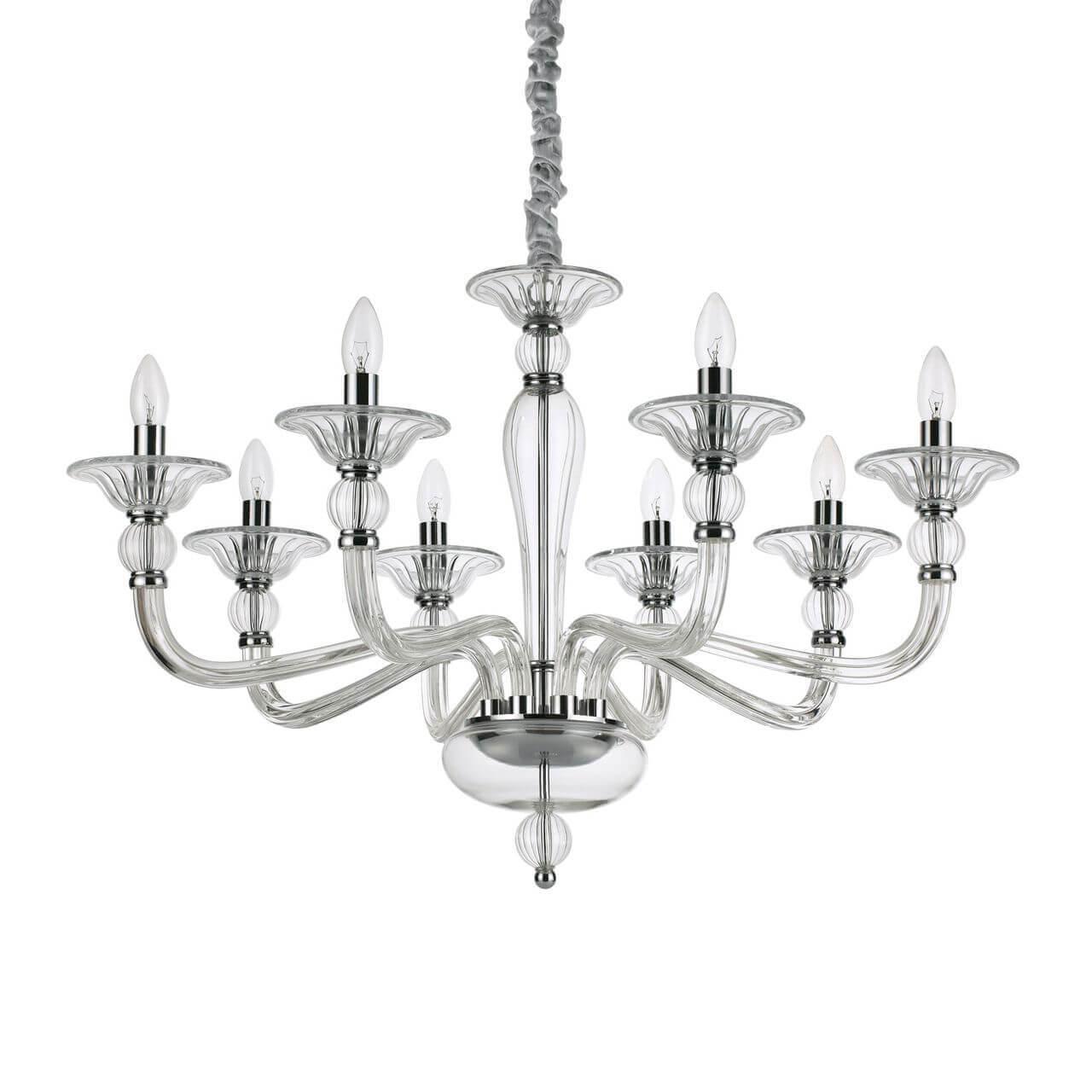 

Подвесная люстра Ideal Lux Danieli SP8 Trasparente 159980, Danieli