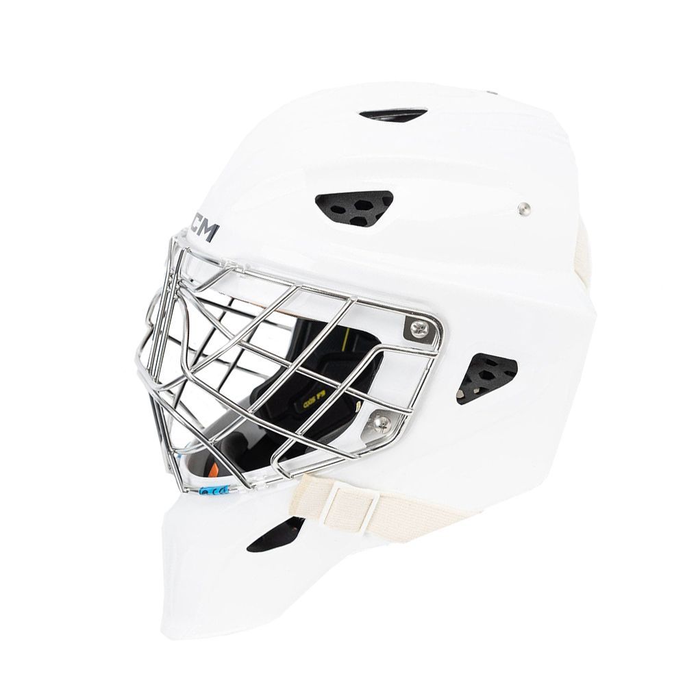 Шлем вратаря CCM GF AXIS F9 FACE MASK SR CCE, L, Белый