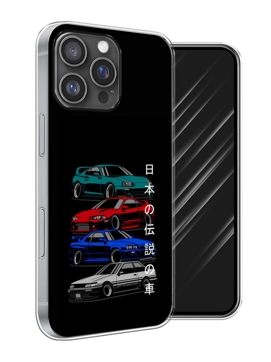 

Чехол Awog на Apple iPhone 16 Pro Max "JDM Legend cars", Зеленый;красный;синий, 16350-1