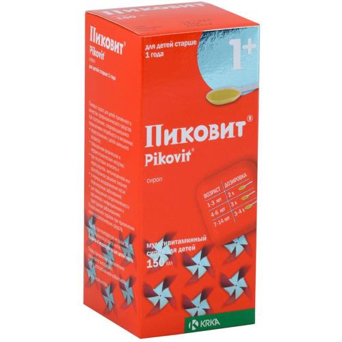 

Пиковит сироп 150мл в комплекте с ложкой дозировочной