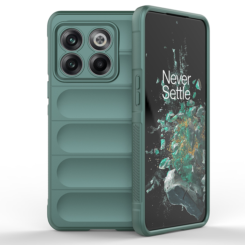 

Противоударный чехол Flexible Case для OnePlus Ace Pro, зеленый, Flexible Case
