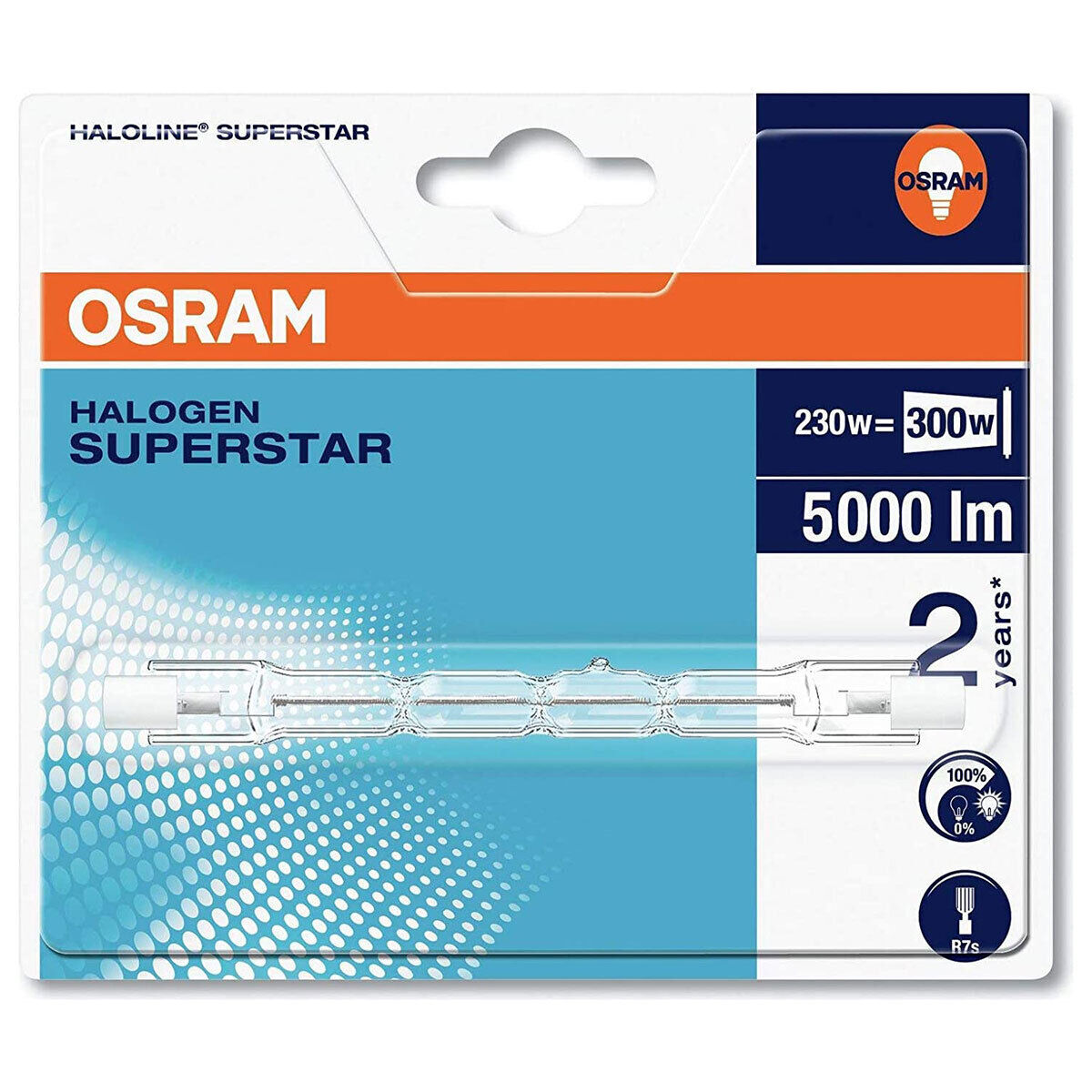 

Лампа галогенная Osram Линейная двухцокольная 230Вт 118мм R7s 5000Лм 2800К Тепл белый 1шт, Линейная двухцокольная 230Вт 118мм R7s 5000Лм 2800К