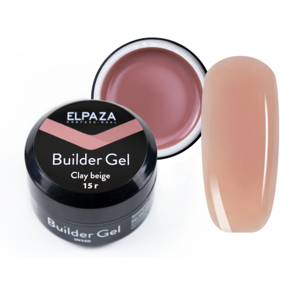 

Гель Elpaza для наращивания ногтей Clay beige 15 г