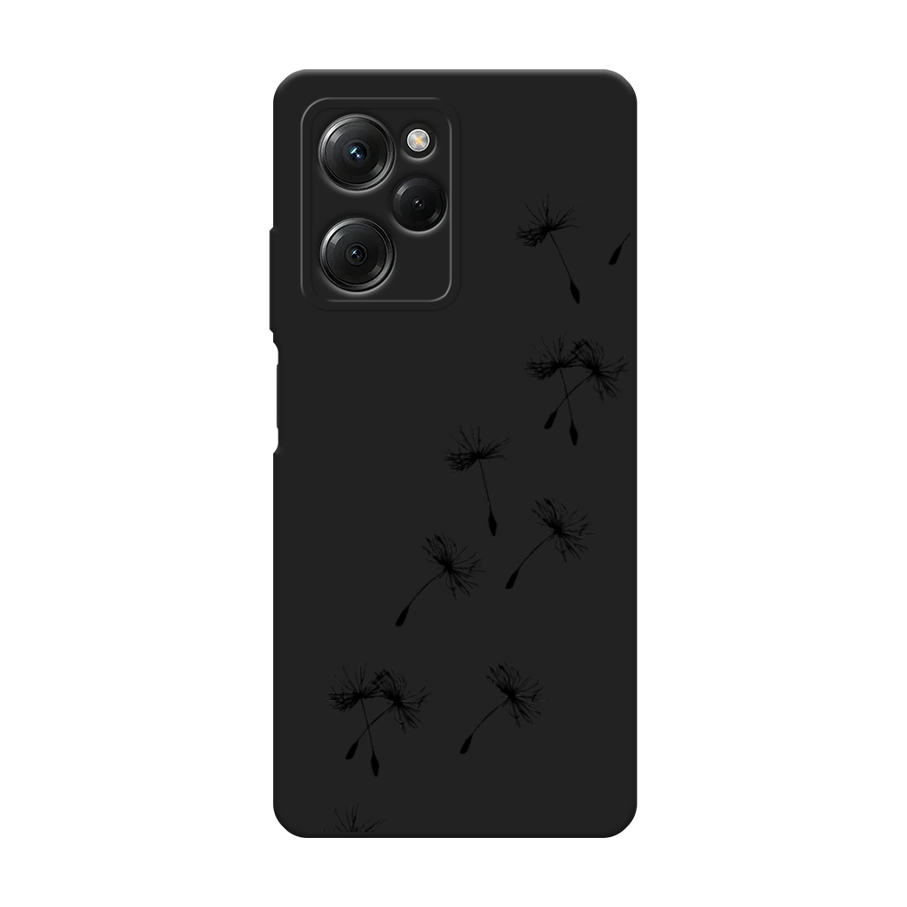 

Чехол Awog на Xiaomi Poco X5 Pro 5G "Летящие одуванчики", Черный, 318052-1