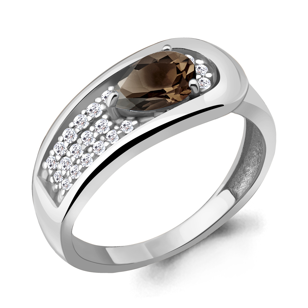 

Кольцо из серебра с кварцем Aquamarine Aquamarine 6969001А_925_р р, 6969001А_925_р