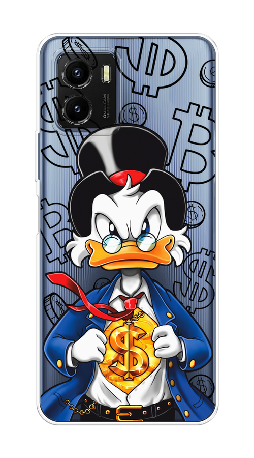 

Чехол на Vivo Y10 "Scrooge Goldman", Черный;белый;синий, 266450-1