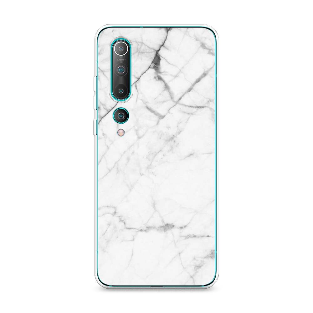 фото Силиконовый чехол "светлый мрамор" на xiaomi mi 10 pro awog
