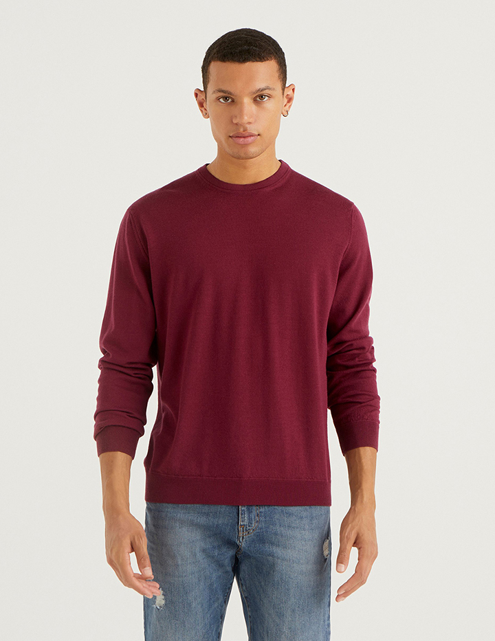 

Джемпер мужской 21A_1071U1O76 United Colors of Benetton красный M, 21A_1071U1O76