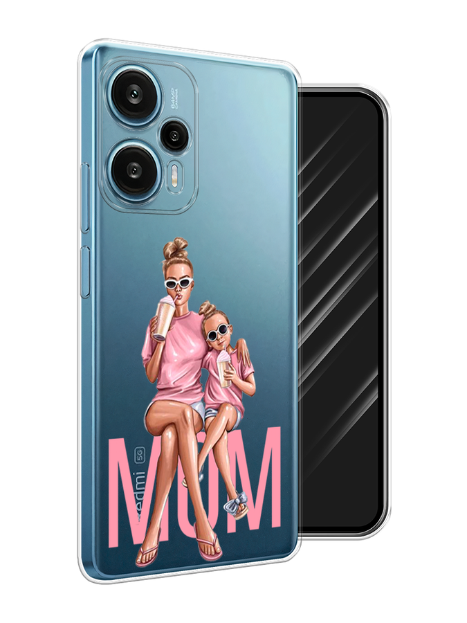 

Чехол Awog на Xiaomi Redmi Note 12 Turbo "Lovely mom", Бежевый;розовый;прозрачный, 318450-7