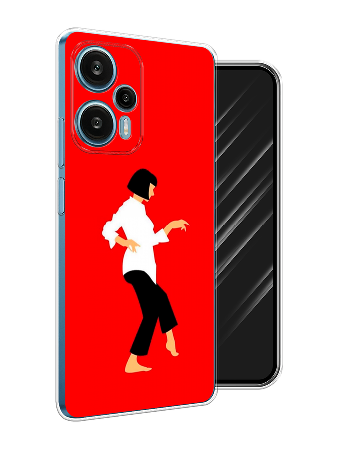 

Чехол Awog на Xiaomi Redmi Note 12 Turbo "Криминальное чтиво 1", Красный;белый;черный, 318450-7