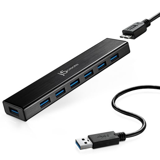 

USB-хаб j5create JUH377, JUH377 USB 3.0 7-Port HUB