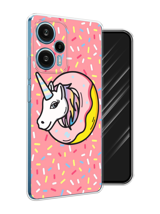 

Чехол Awog на Xiaomi Redmi Note 12 Turbo "Единорог в пончике", Розовый;желтый;белый, 318450-2