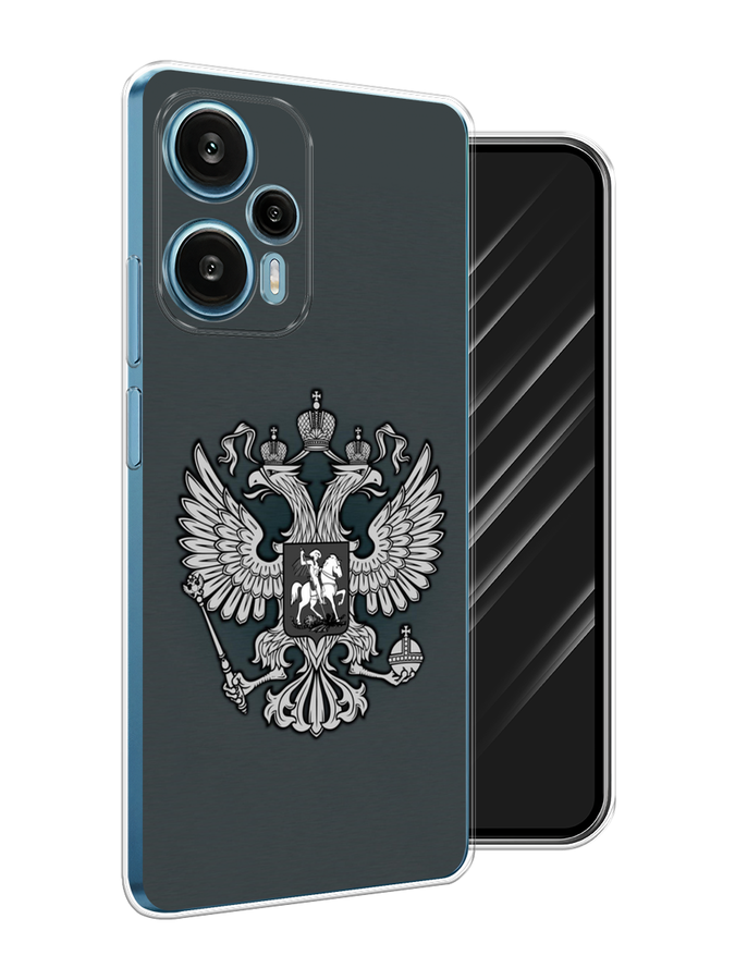 

Чехол Awog на Xiaomi Redmi Note 12 Turbo "Герб России серый", 318450-5