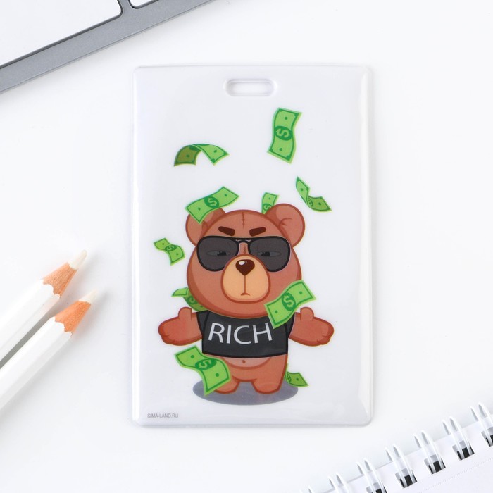 

Чехол для бейджа «Rich», 6,5 х 10 см, Разноцветный
