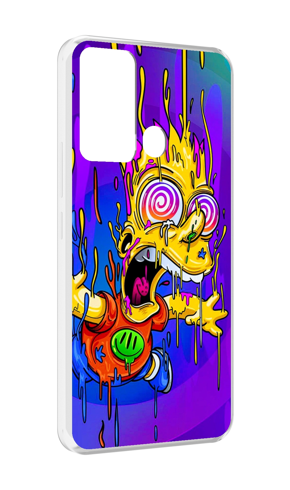 

Чехол MyPads Барт-арт-стрит для Infinix Hot 12i, Прозрачный, Tocco