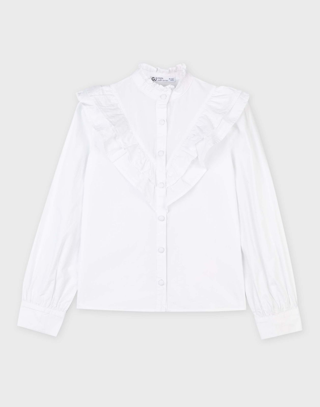

Блузка для девочки Gloria Jeans GSU001202 белый 7-8л/128, GSU001202
