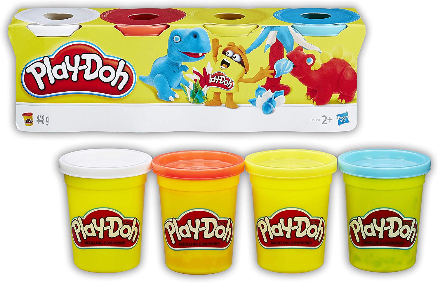 фото Набор пластилина hasbro play doh 4 баночки play-doh