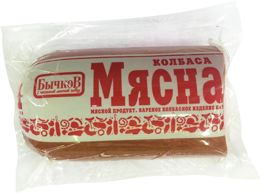

Колбаса мясная вар ц/о в/у 600г бычков