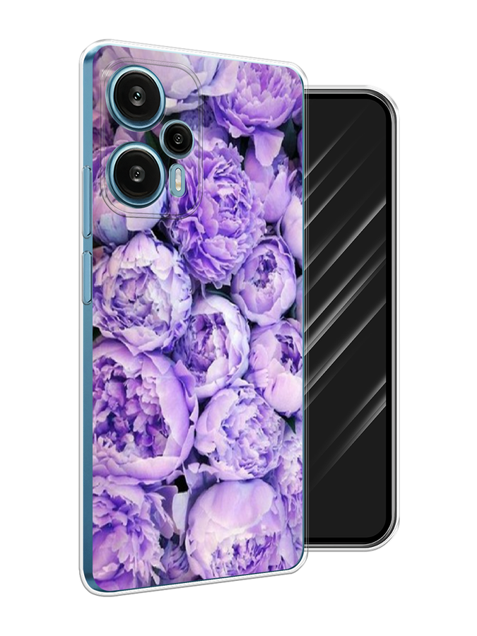 

Чехол Awog на Xiaomi Redmi Note 12 Turbo "Пионы сиреневые", Фиолетовый;голубой, 318450-8