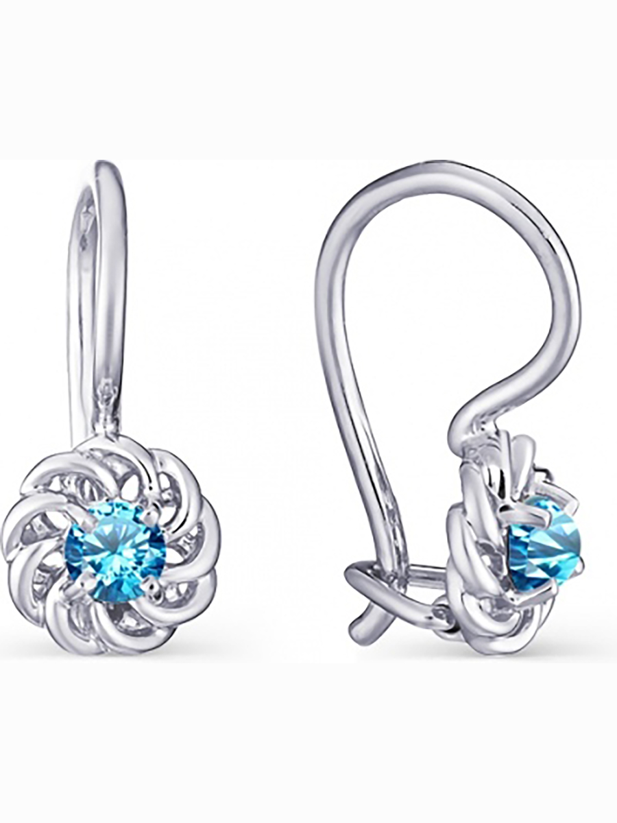

Серьги с 2 фианитами из серебра Вероника С630-869Гл, С630-869Гл