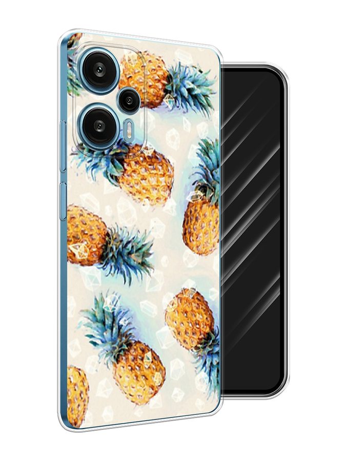 

Чехол Awog на Xiaomi Redmi Note 12 Turbo "Ананасы", Бежевый, 318450-3