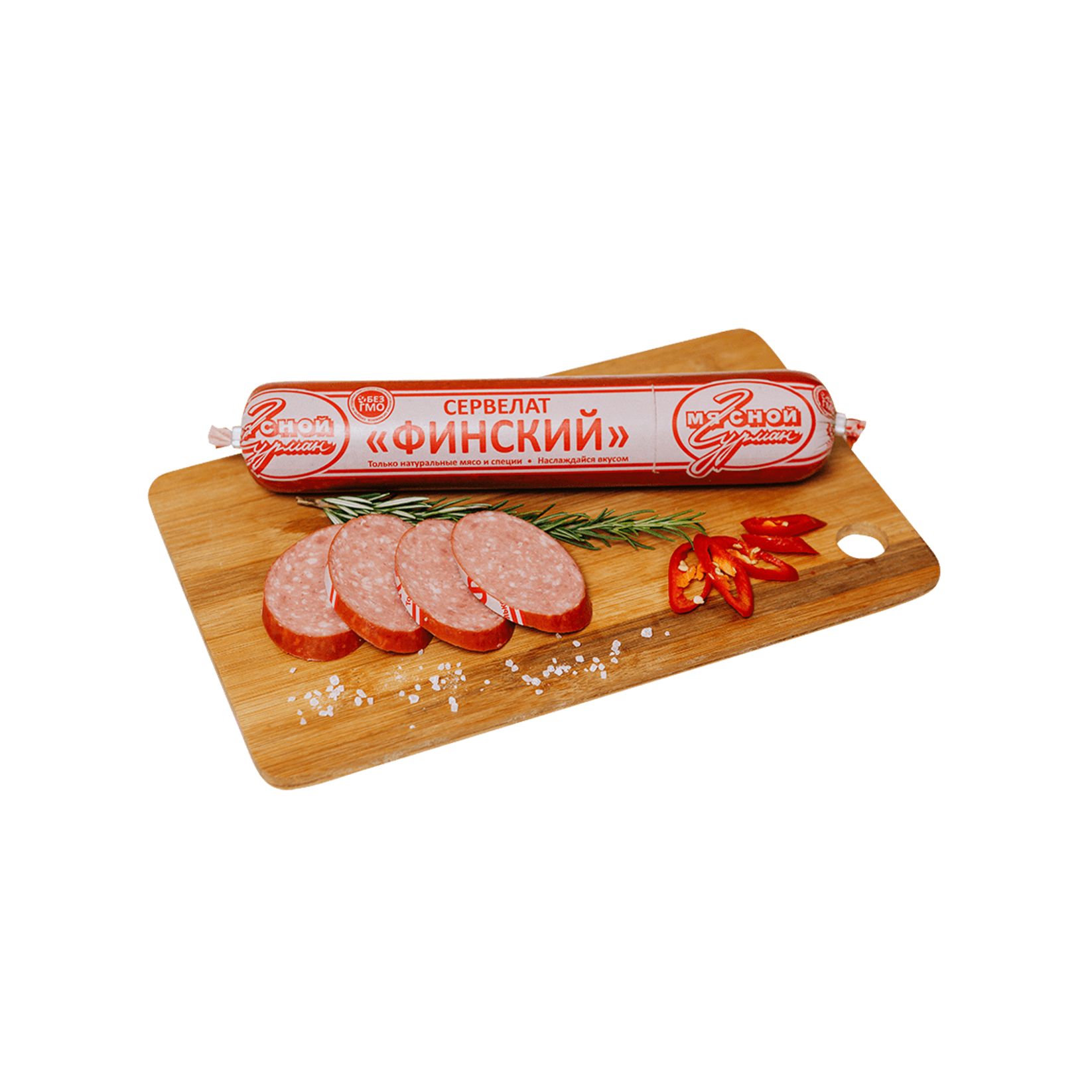 

Колбаса мясной гурман сервелат финский в/к 300г