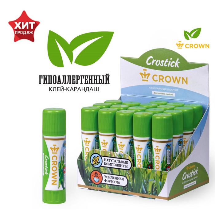 

Клeй-карандаш 8 г Crown Expert (30 шт)