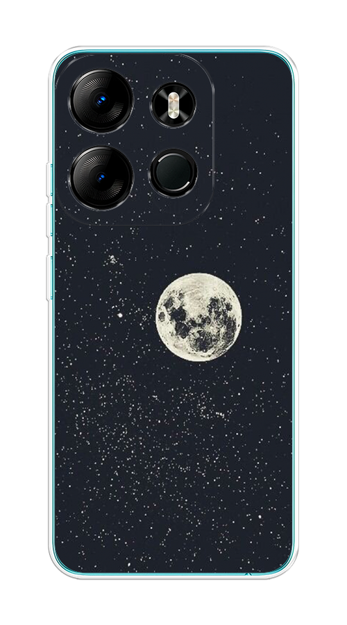 

Чехол на Tecno Spark Go 2023/Infinix Smart 7 "Полнолуние", Бордовый, 3103750-2