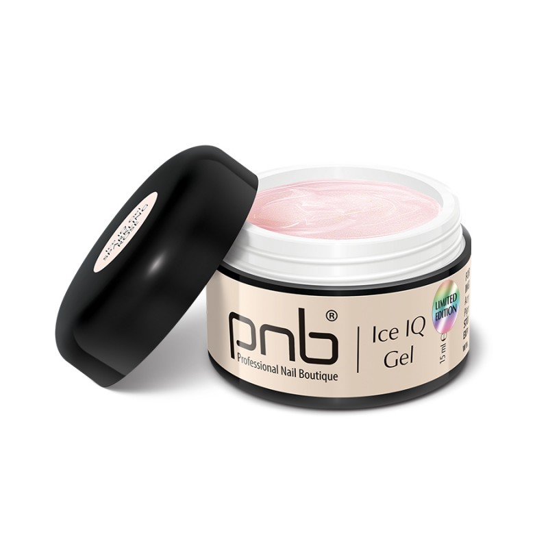 

Гель для ногтей PNB Ice IQ Gel UV LED сверкающая роза 15 мл, Ice IQ Gel 15ml