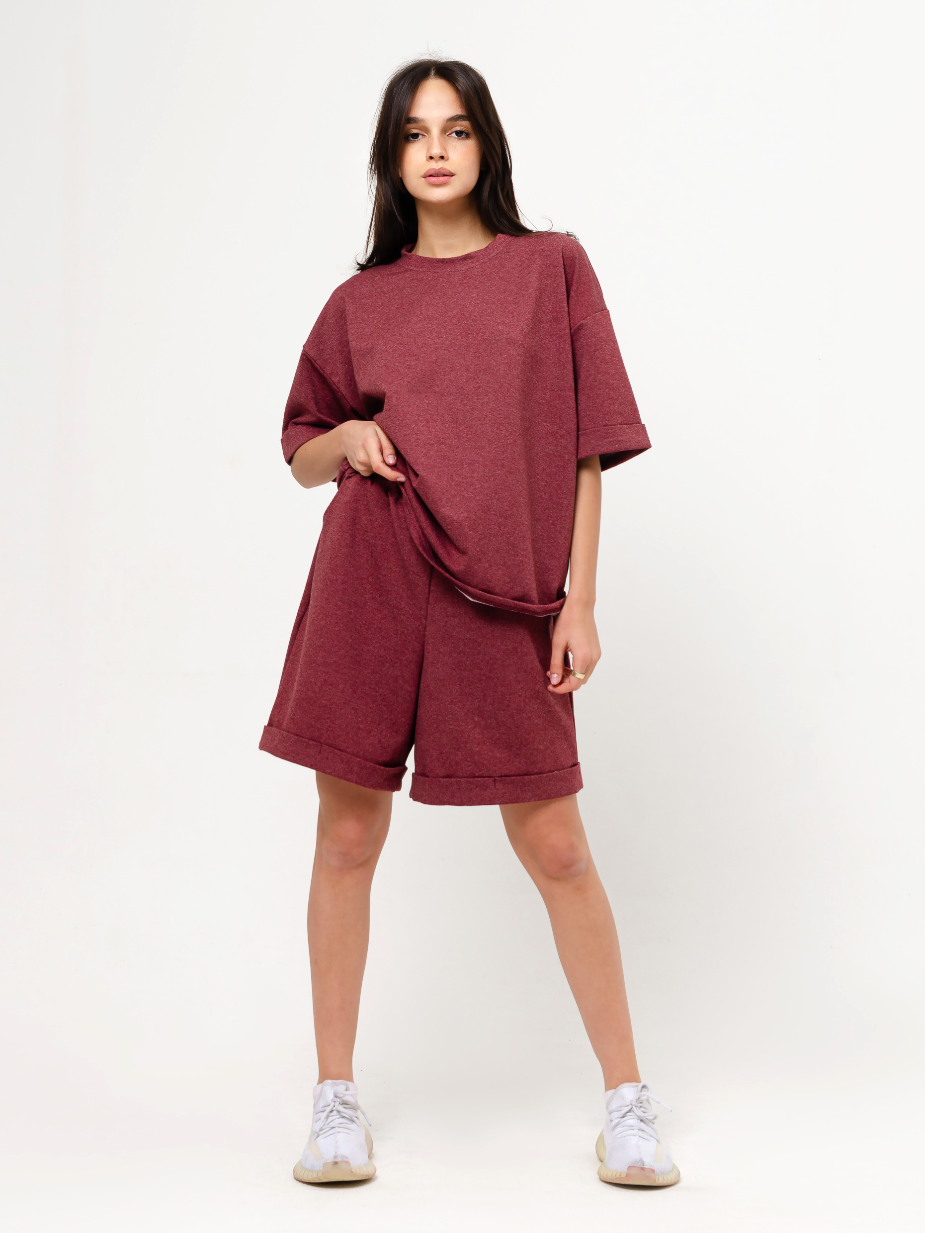 Костюм женский prosche 9998 бордовый M