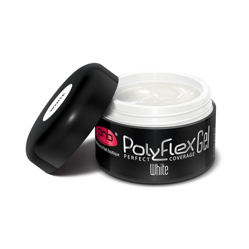 

Гель для ногтей PNB PolyFlex Gel полифлекс UV LED белый 15 мл, PolyFlex Gel 15ml