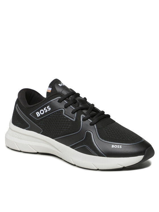 

Кроссовки мужские BOSS 50493217 черные 44 EU, Черный, 50493217
