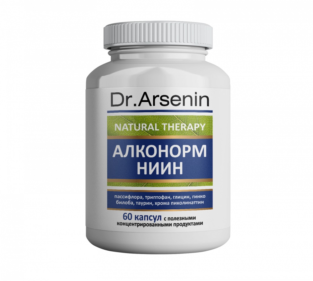 

Концентрированный пищевой продукт Dr. Arsenin АЛКОНОРМ НИИН капсулы 60 шт.