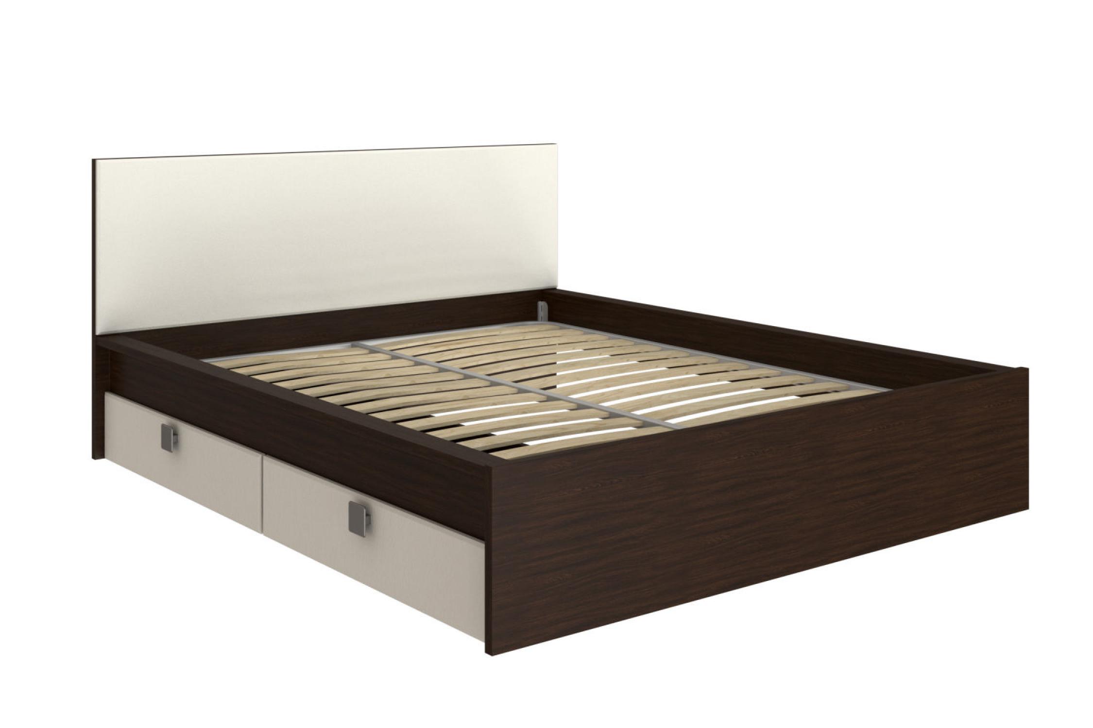 

Кровать с ящиками Compass АН-22К (2000x1600) венге луизиана/мисандея стоун, АН-22К (2000x1600)