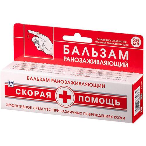 

Скорая помощь бальзам 35 мл ранозаживляющий