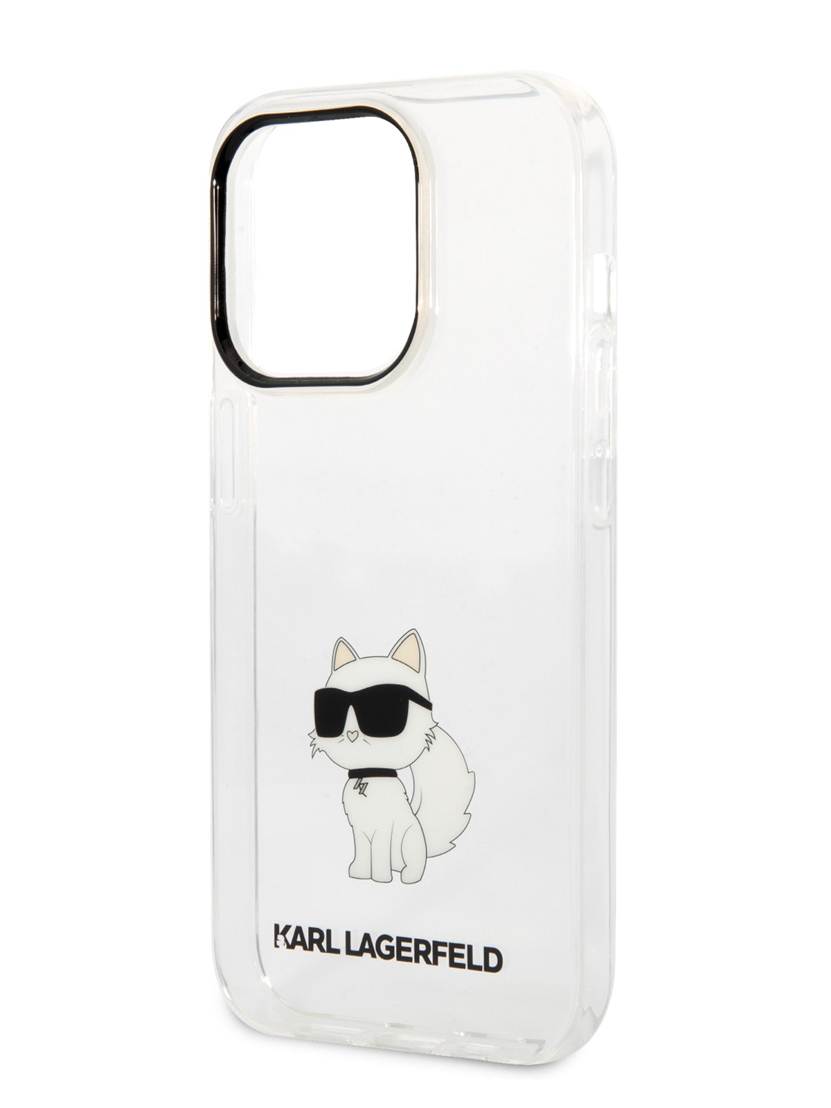 

Чехол Karl Lagerfeld для iPhone 13 Pro с бортиком для защиты камеры, прозрачный