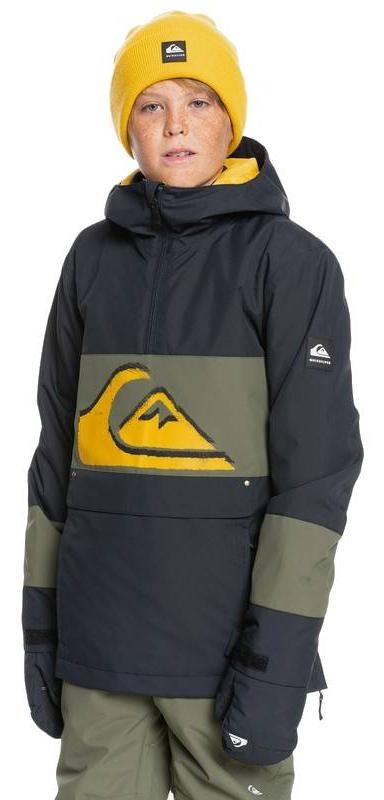 фото Куртка quiksilver steeze boy's snow jacket true black (возраст:14)