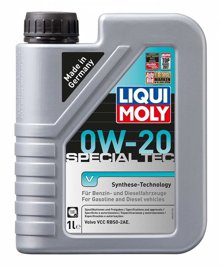 фото Liqui moly 20631 масло моторное нс-синт. special tec v 0w-20 1л 1шт