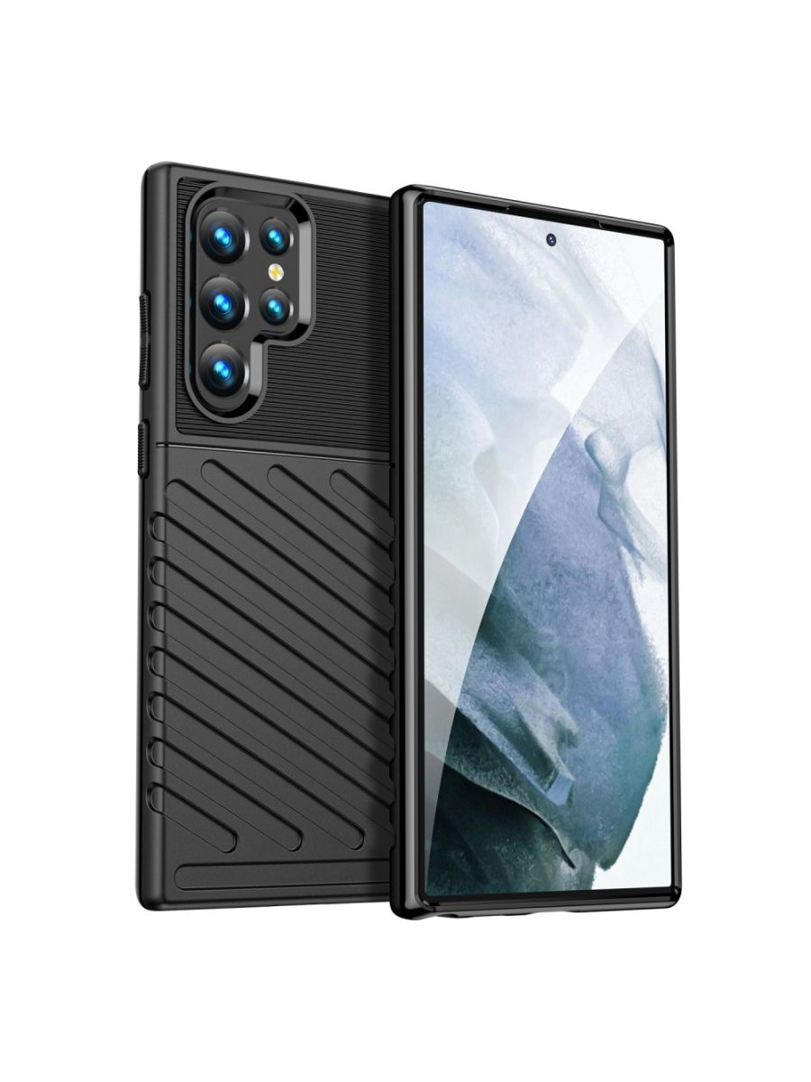

Чехол Thunder для смартфона Samsung Galaxy S22 ultra Черный
