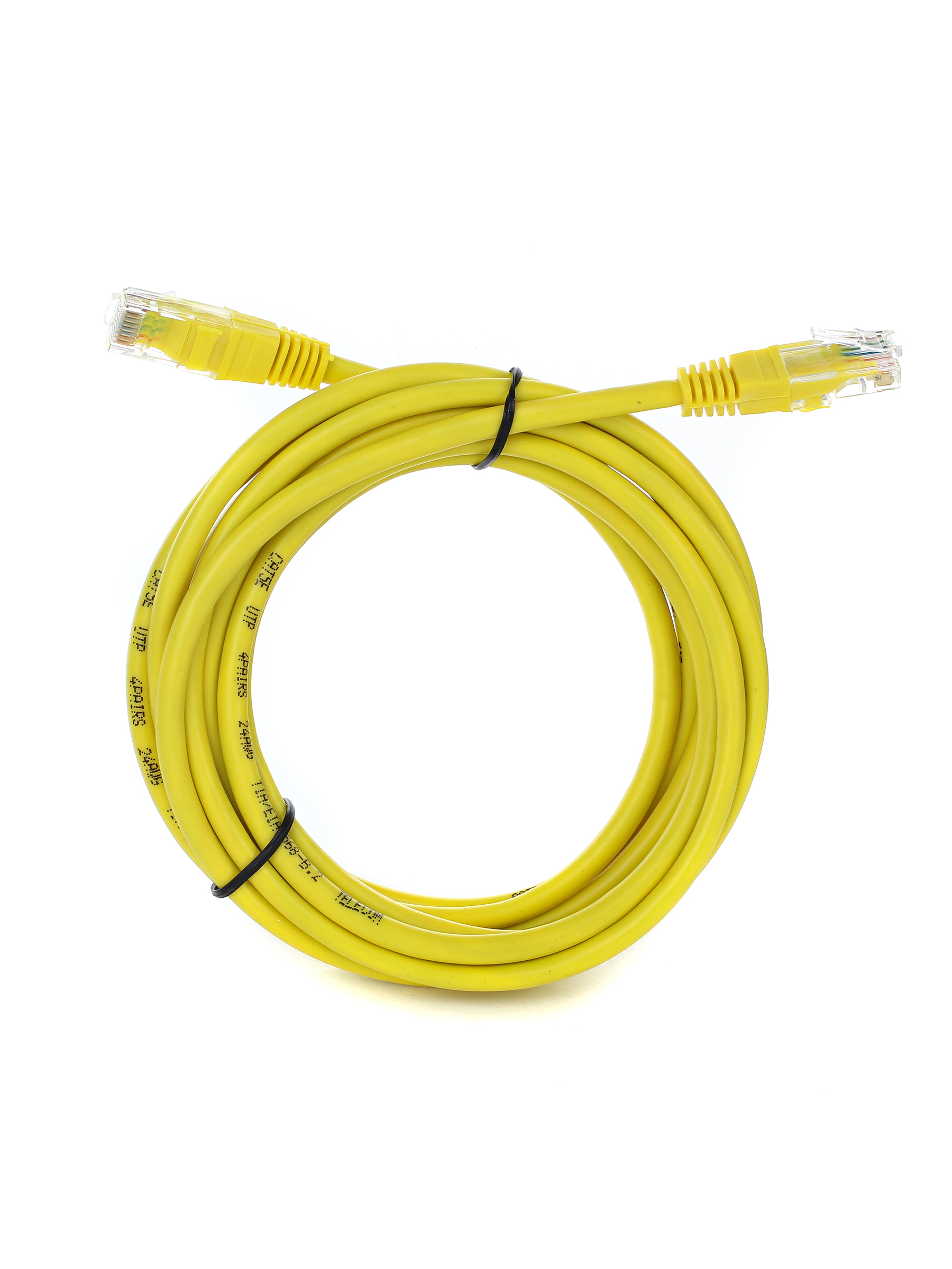 

TELECOM Патчкорд литой "Telecom" UTP кат.5е 3,0м желтый