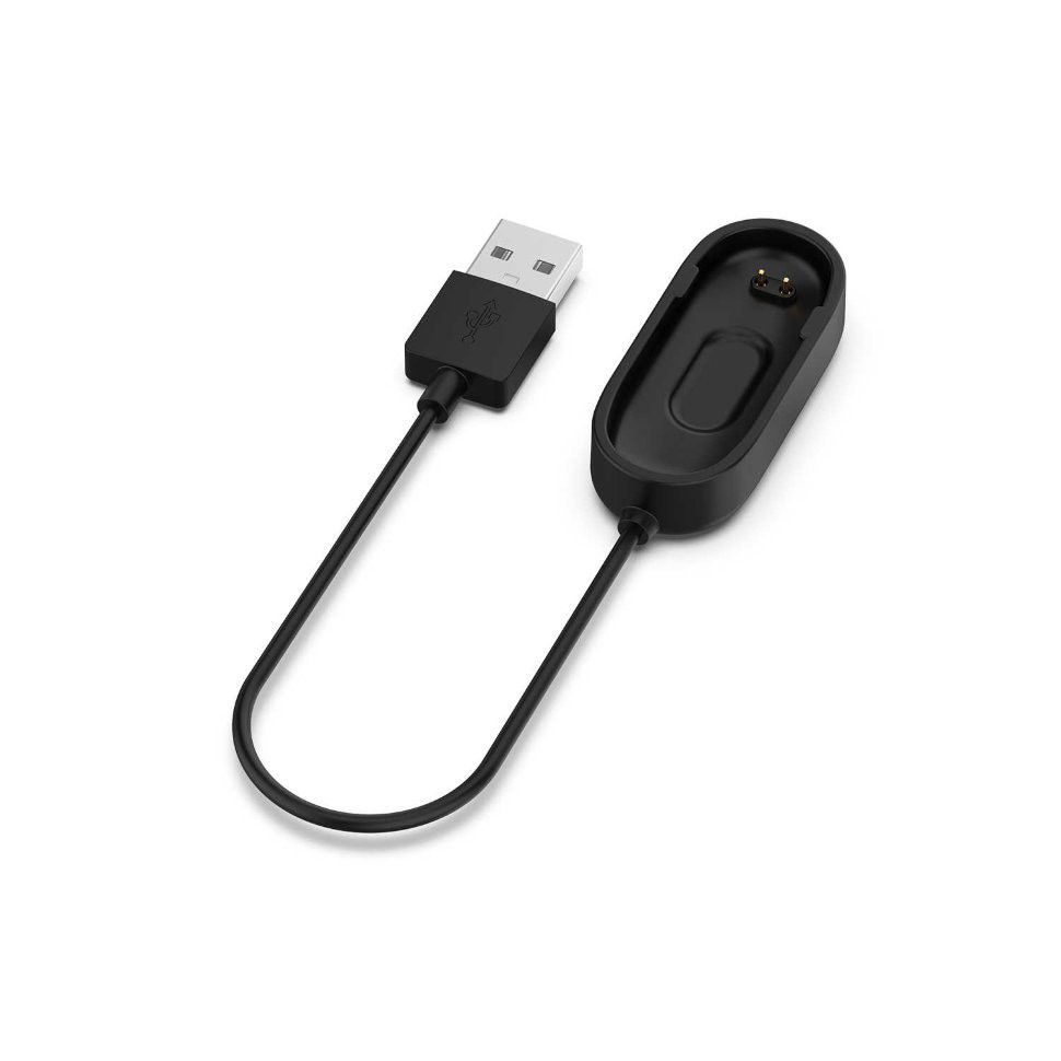 

Кабель-зарядка USB для фитнес-браслета Xiaomi Mi Band 4, черный