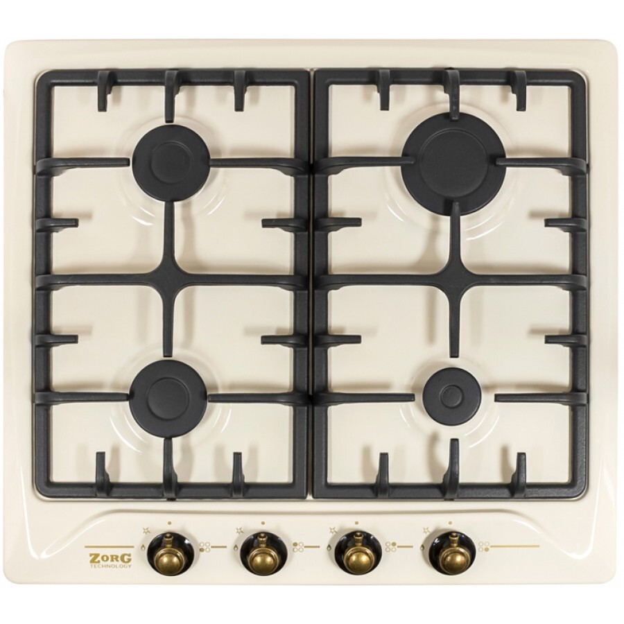 

Встраиваемая варочная панель газовая Zorg Technology BP5 FD R Beige, BP5 FD R