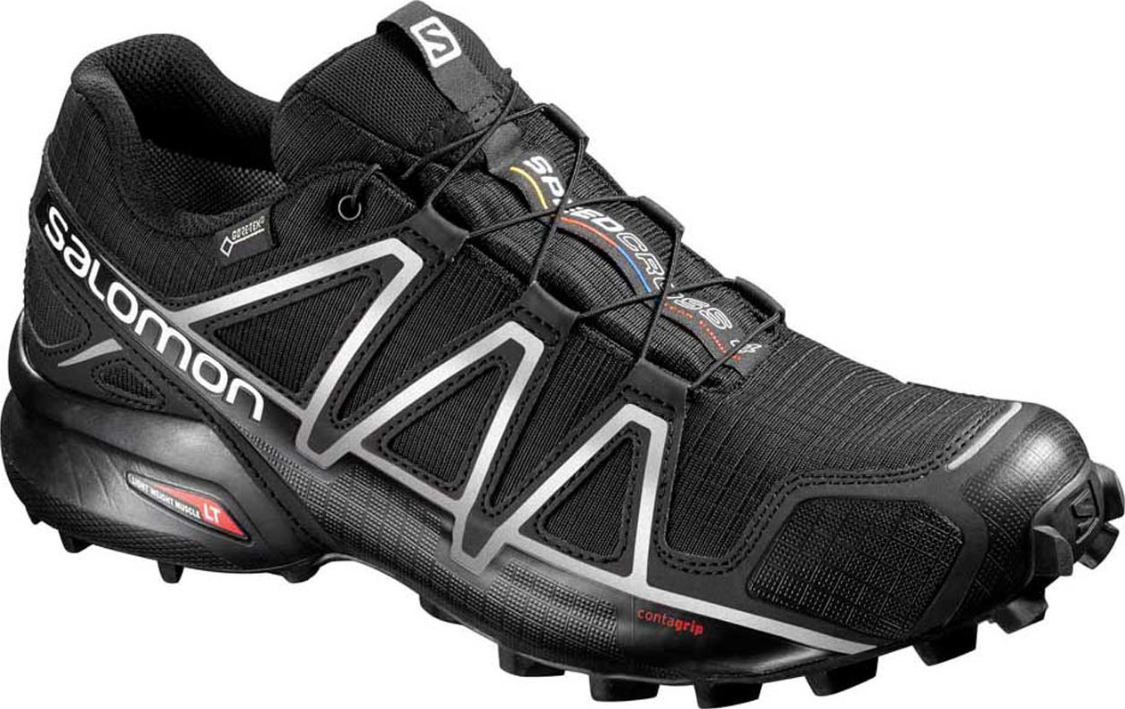 фото Кроссовки мужские salomon speedcross 4 gtx серебристые 7 uk