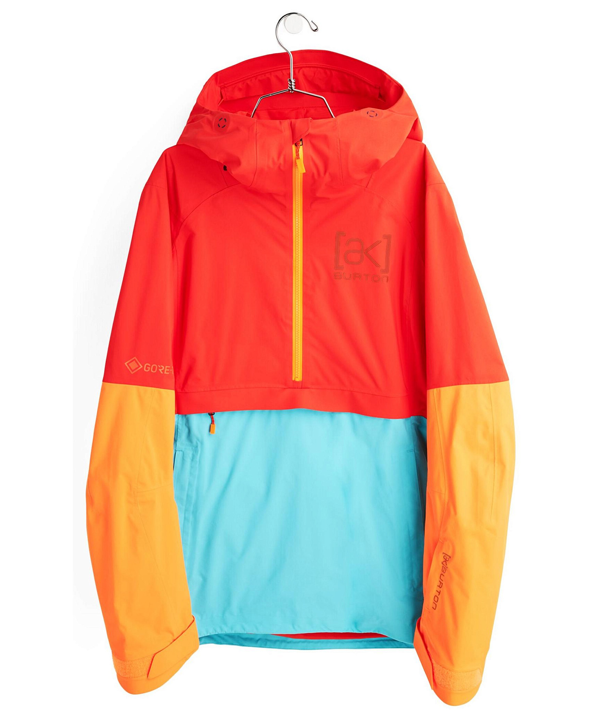 фото Куртка burton ak gore-tex 2l kimmy, fiesta red/blue curacao /clownfish orange, xs int