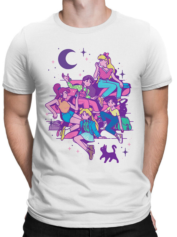 фото Футболка мужская design heroes сейлор мун - sailor moon белая 2xl