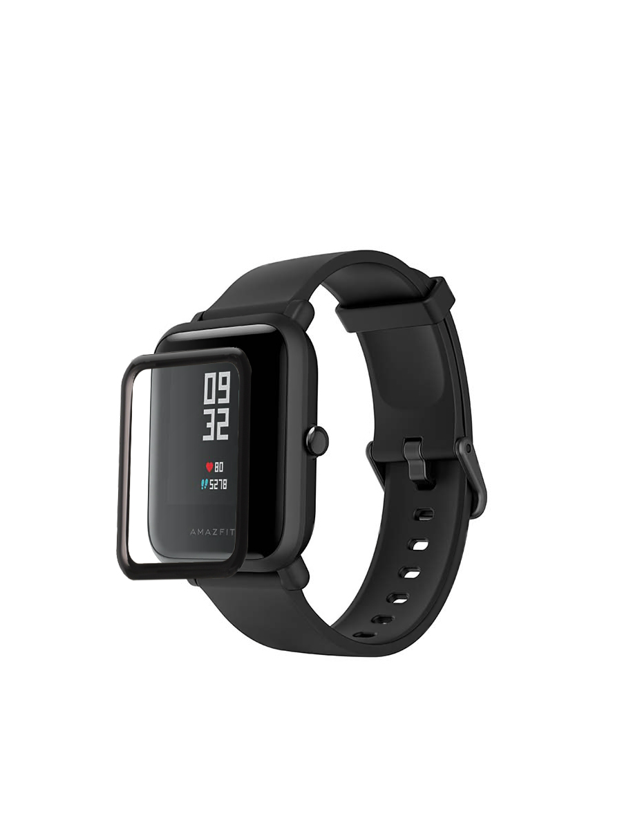 фото Защитная пленка для часов amazfit bip s / s lite black zibelino